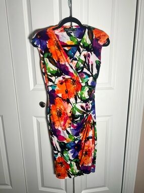 Ralph Lauren Floral faux wrap Dress